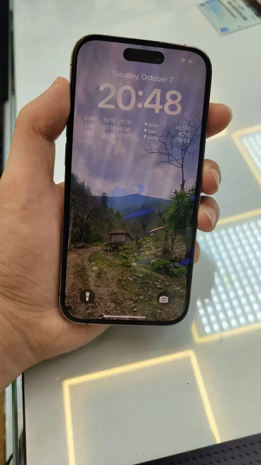 اپل iphone 14 pro با حافظهٔ ۲۵۶ گیگابایت|موبایل|لاهیجان, شیشه گران|دیوار