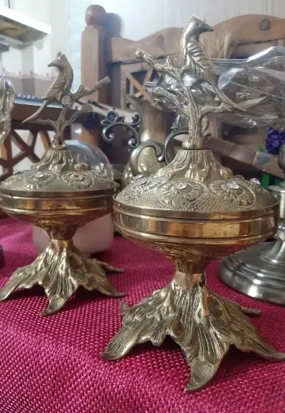 شکلات خوری برنز|ظروف سرو و پذیرایی|ری, جوانمرد قصاب|دیوار