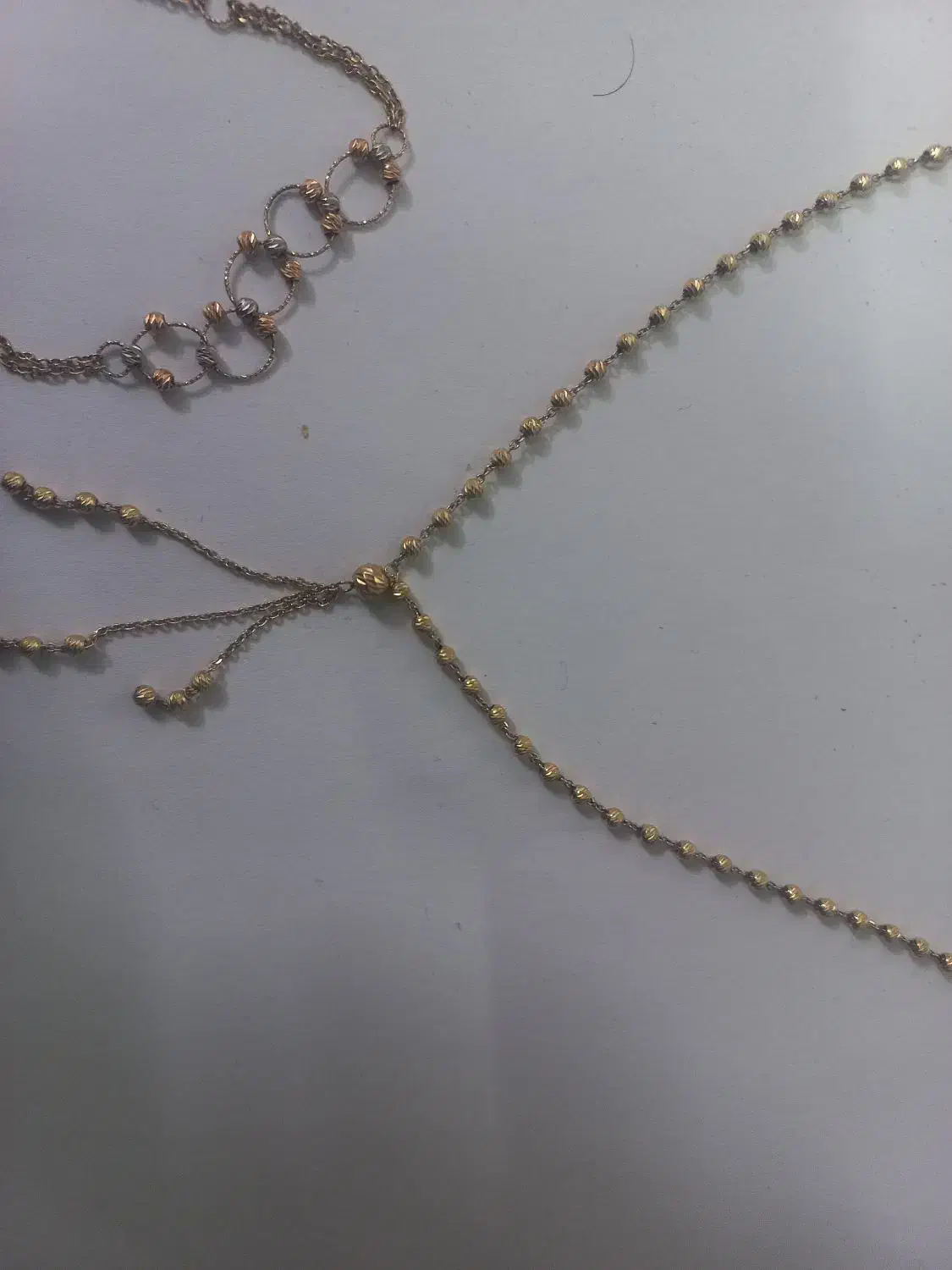 گردنبند، گوشواره(نیم ست) نگین ایتالیایی 11/910سوت|جواهرات|مشهد, چهارچشمه|دیوار