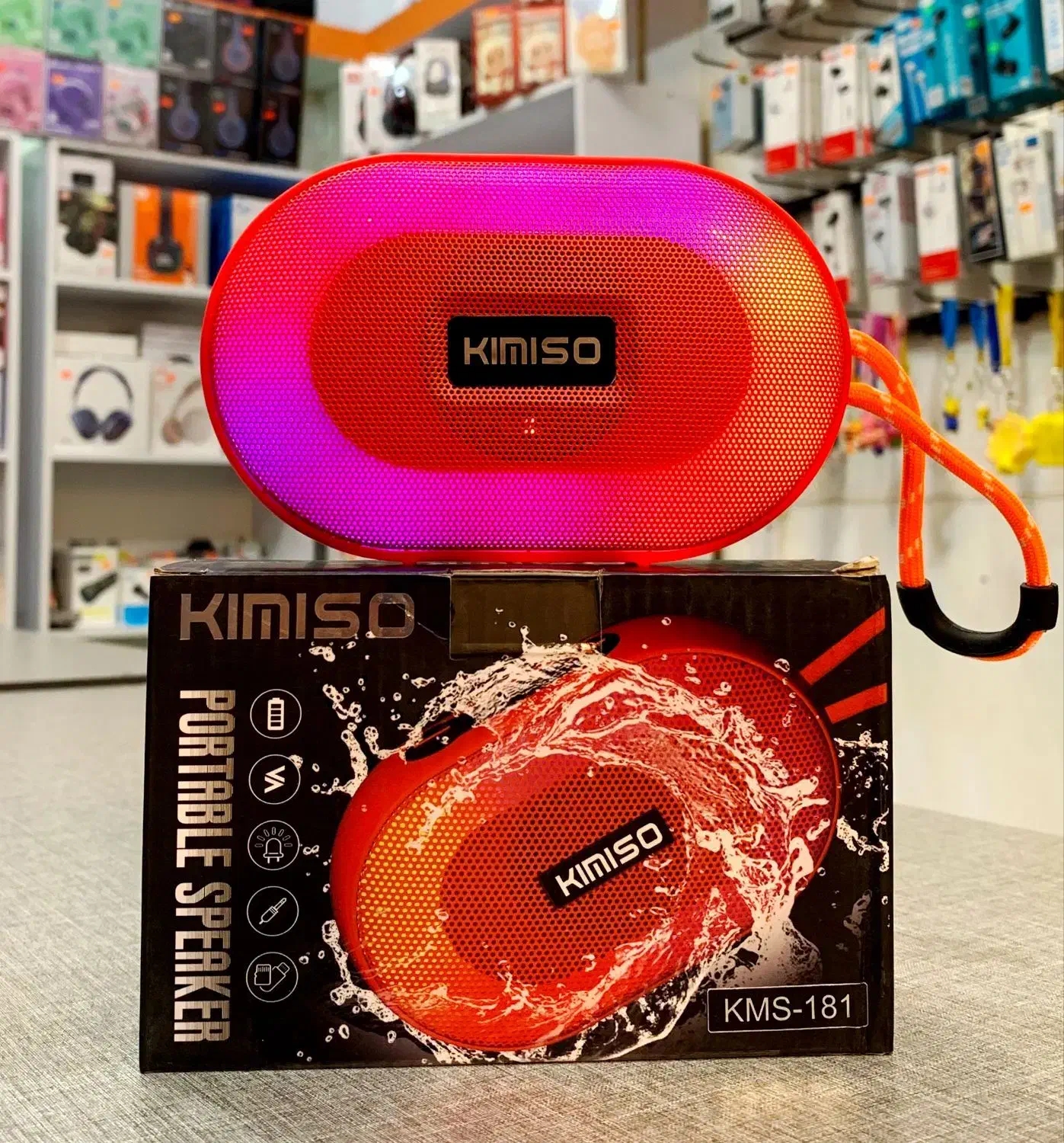 اسپیکر بلوتوثی ضدآب اورجینال کیمیسو KMS-181|پخش‌کننده همراه|کرج, گوهردشت|دیوار