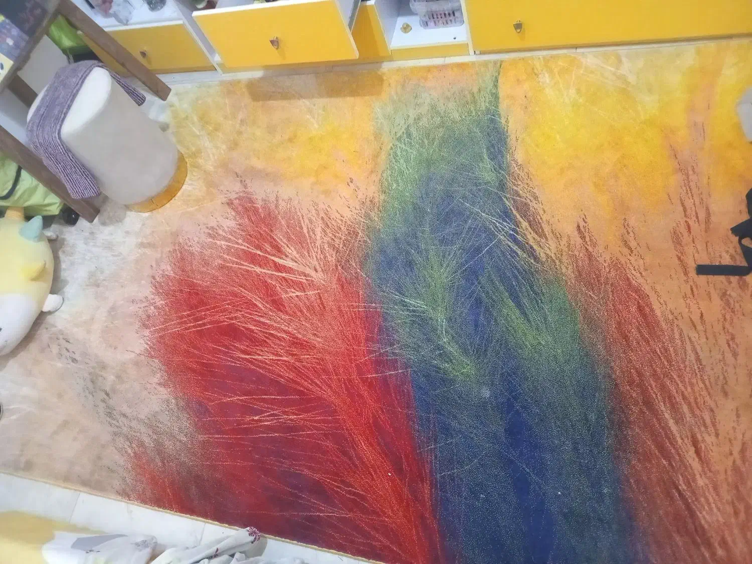 فرش ساوین کاملا تمیز یک ساله استفاده شده|فرش|قائم‌شهر, |دیوار