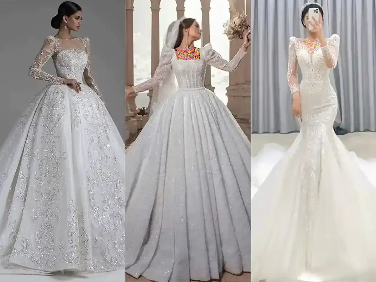 مزون عروس رز در باغملک|لباس|باغ ملک, |دیوار