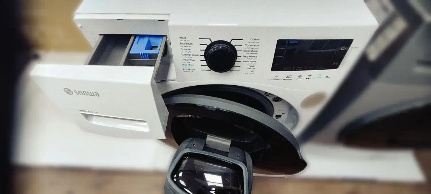 لباسشویی اسنوا واش این واش(آناهید)۹ کیلوSWM-F92W|ماشین لباسشویی و خشککن لباس|گلبهار, شهر جدید گلبهار|دیوار