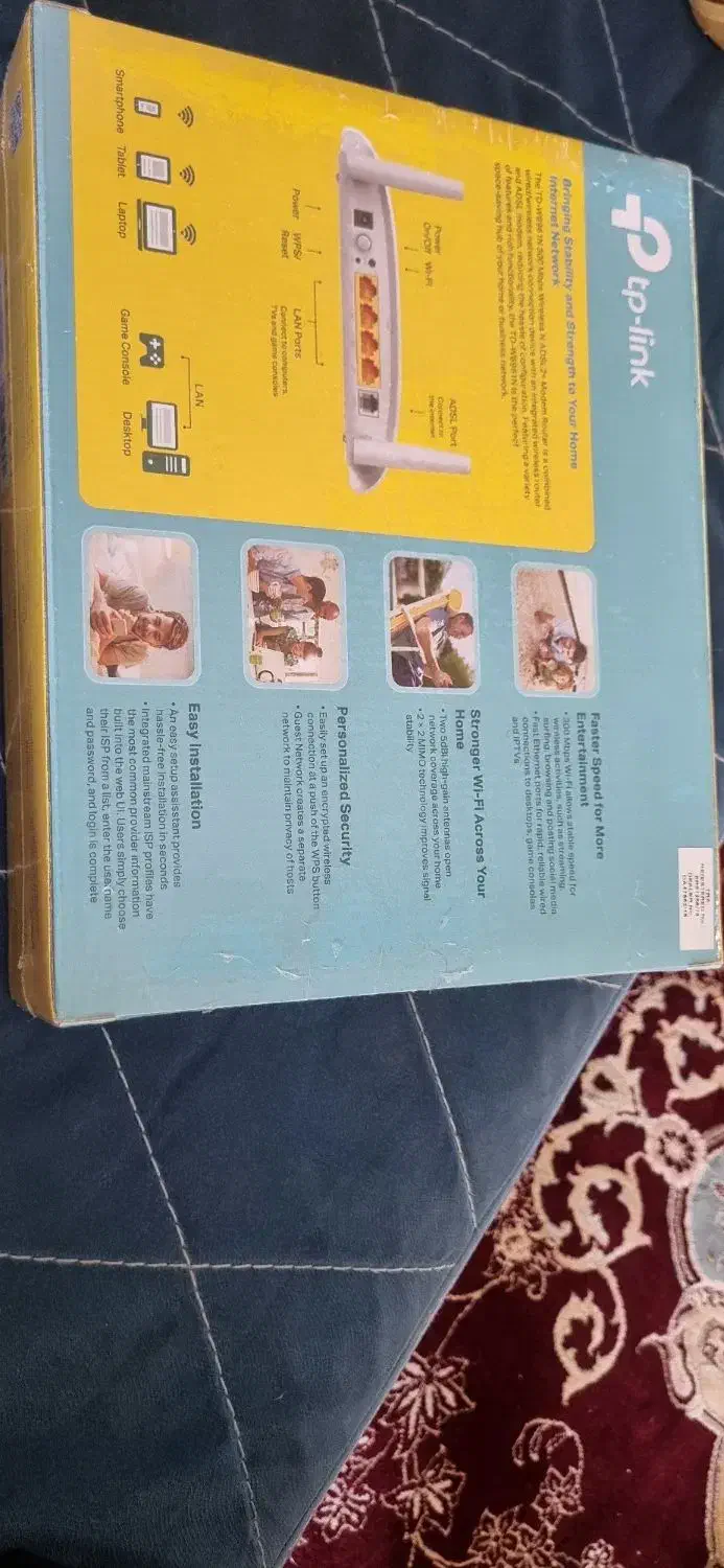 مودم  وای فای  اینترنت تیپیلینک ۸۹۶۱|مودم و تجهیزات شبکه|اصفهان, دشتستان|دیوار