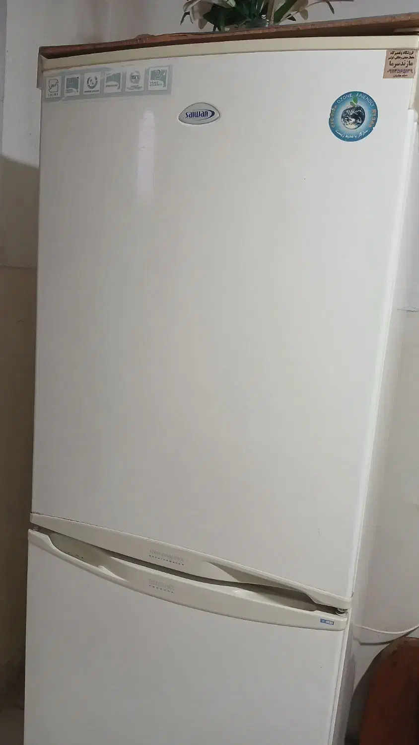 یخچال و فریزر saiwan سالم روشن زیرقیمت فوری|یخچال و فریزر|بهشهر, |دیوار