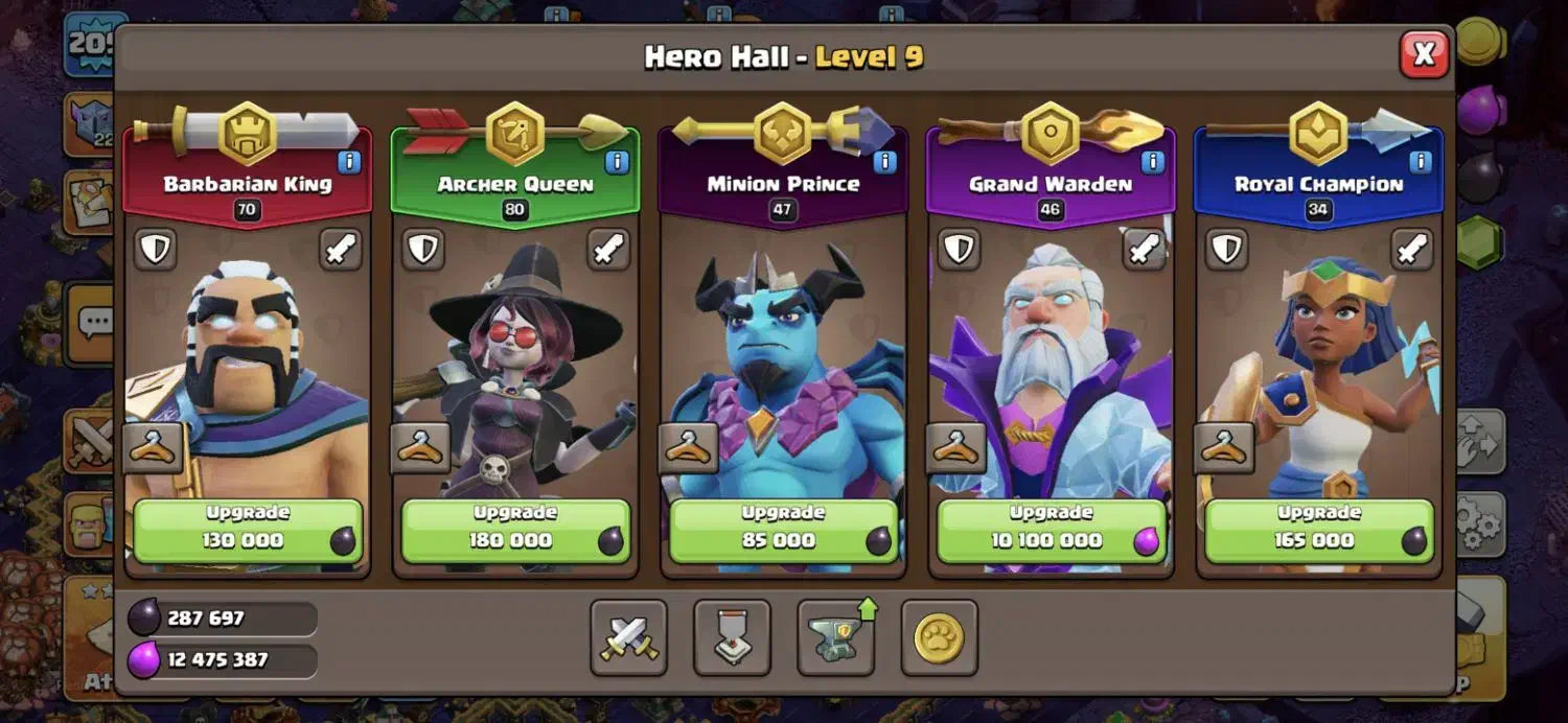 اکانت کلش تان هال ۱۶|کنسول، بازی ویدئویی و آنلاین|بیرجند, |دیوار