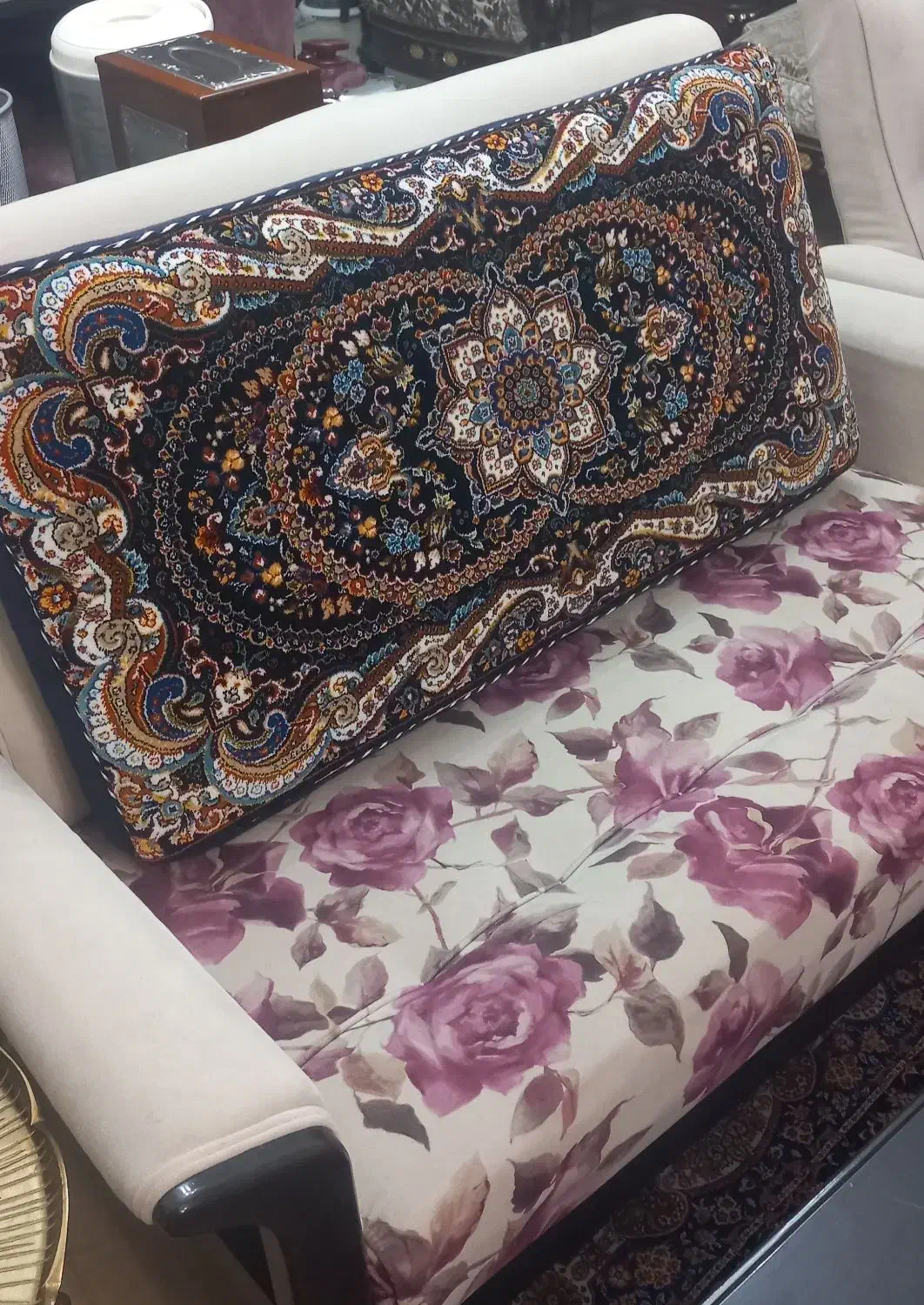 پشتی سنتی سنگین با الیاف وکرک|پشتی|تهران, مجیدآباد|دیوار