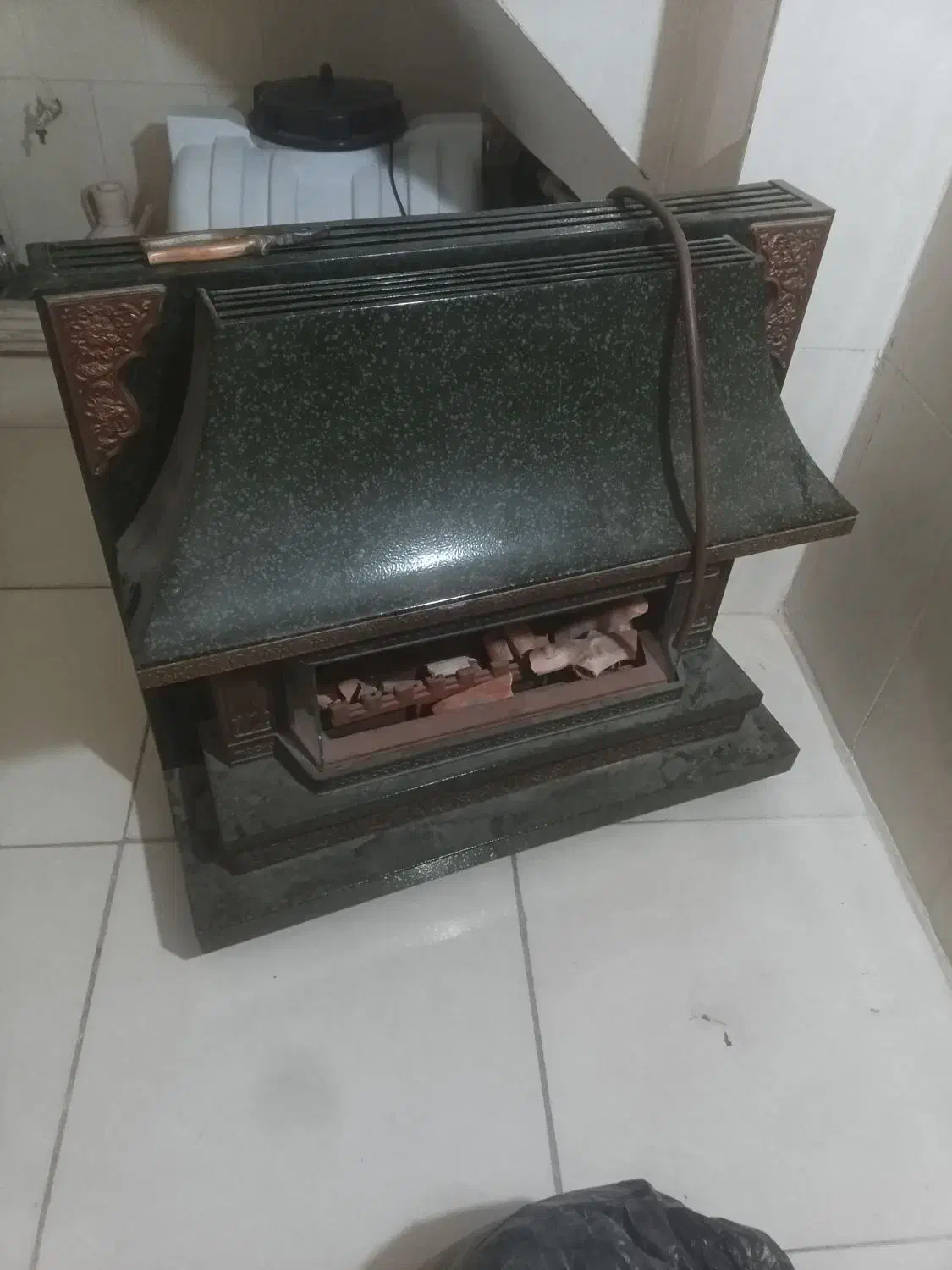 شومینه گازی کوره چدنی مهیاگاز|بخاری، هیتر، شومینه|شهرضا, |دیوار