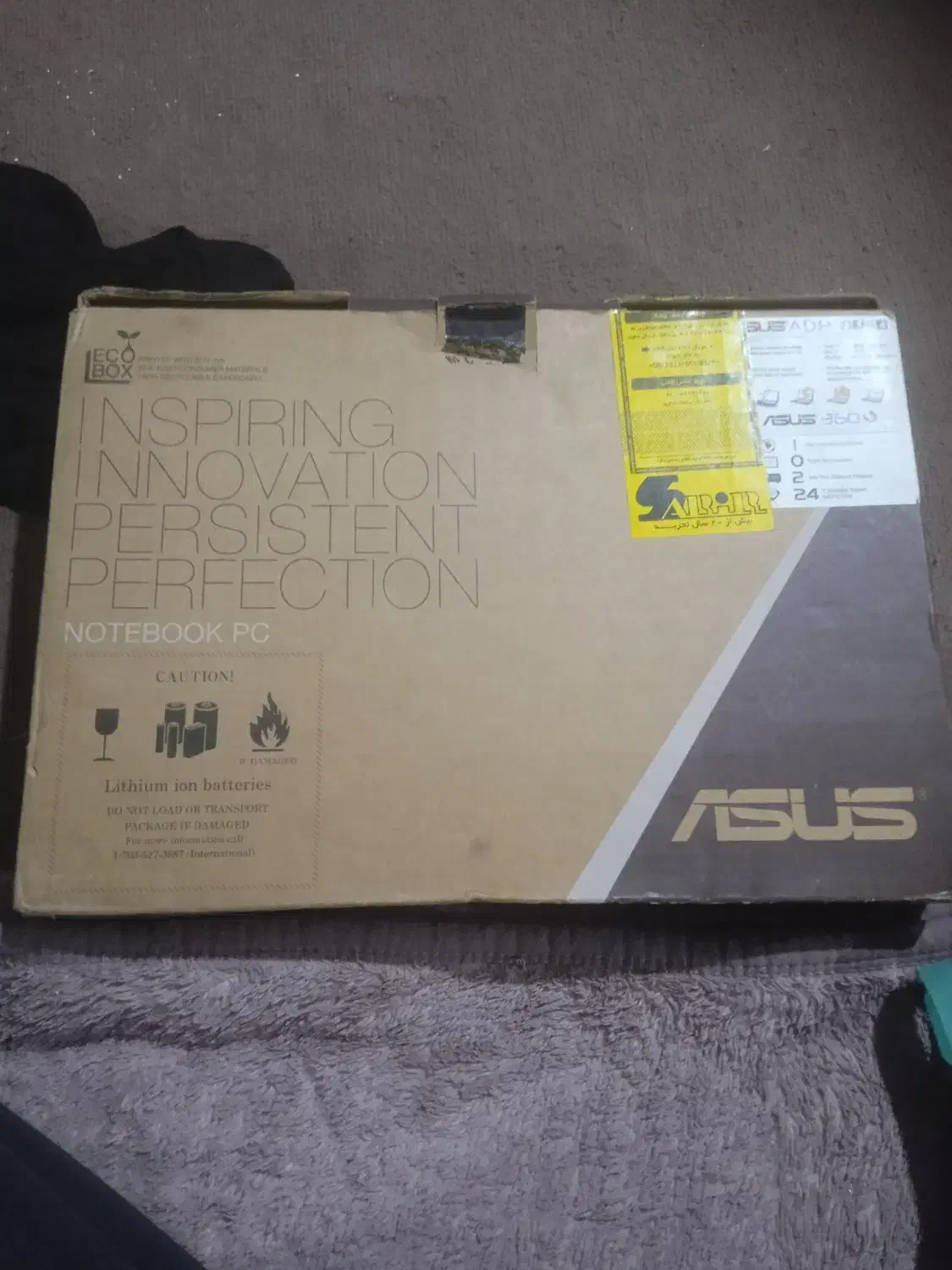 لب تاب کم کارکرد با کارتون|رایانه همراه|خرم‌آباد (تنکابن), |دیوار