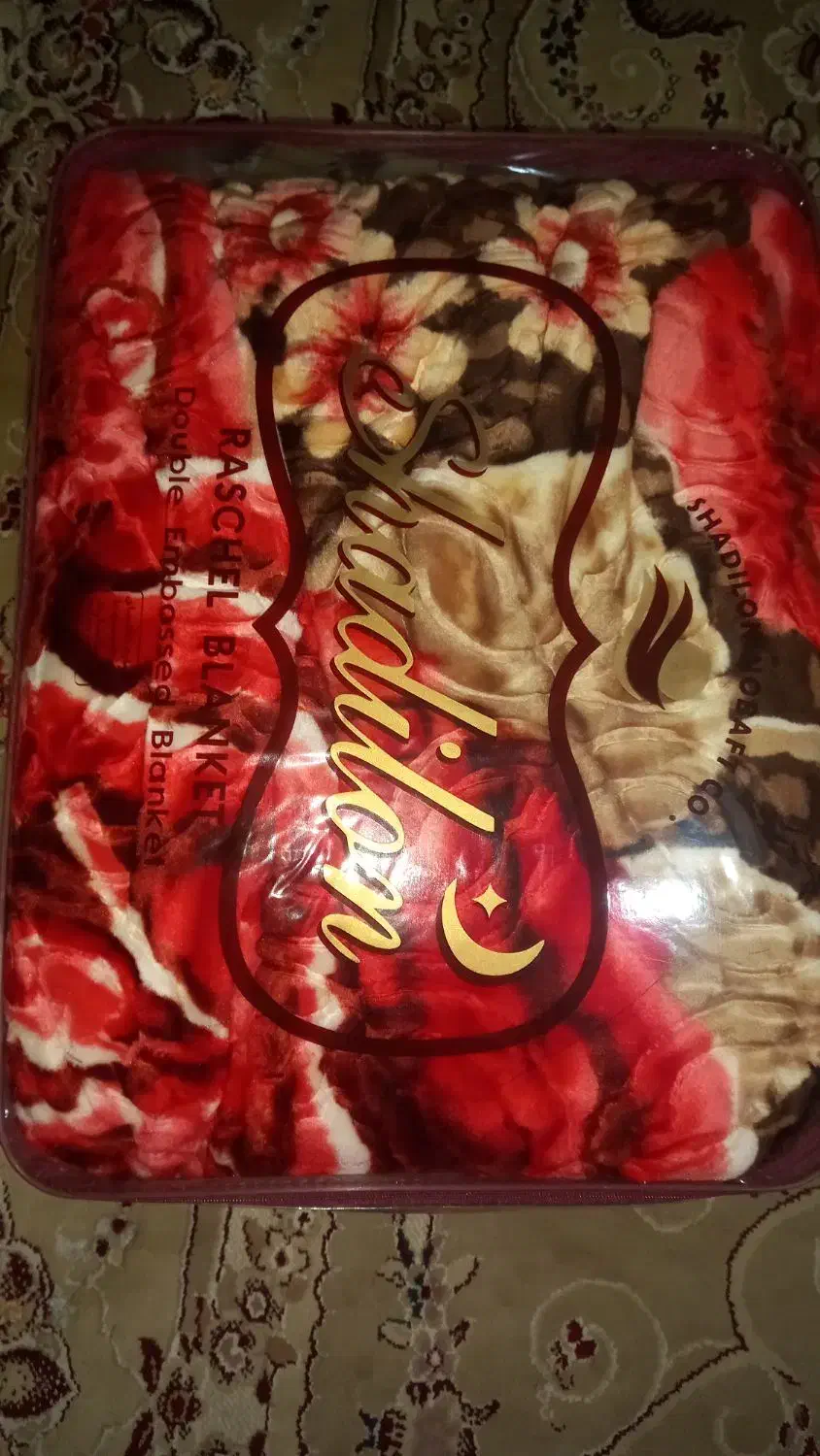 فروش پتوی گلبافت شادیلون|رختخواب، بالش، پتو|زابل, |دیوار