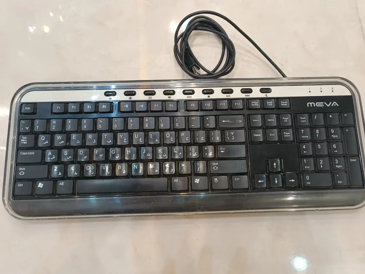کیبورد meva|قطعات و لوازم جانبی رایانه|اصفهان, ملکشهر|دیوار
