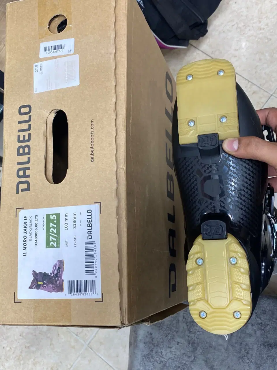 DALBELLo 27.5cm|ورزش‌های زمستانی|تهران, گلستان (شهرک راه آهن)|دیوار