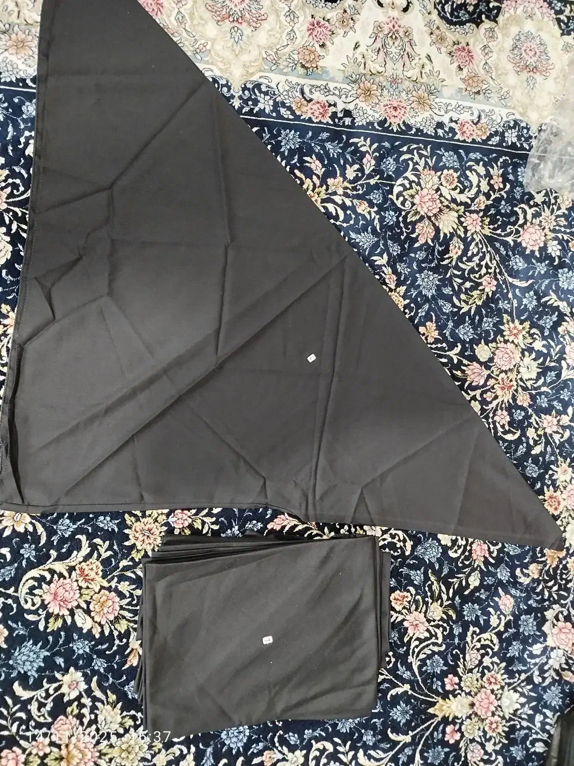 مقنعه مشکی سایز ۹۰|حراج|دامغان, |دیوار