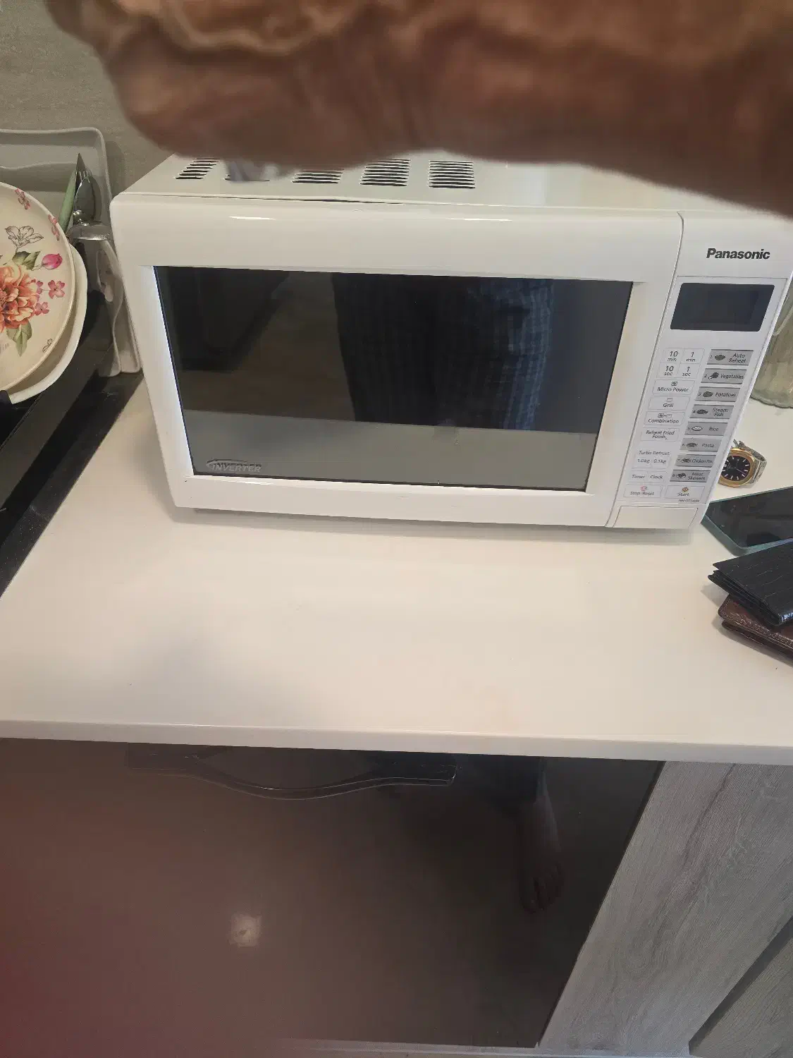 ماکروفر پاناسونیک  کاملا سالم|اجاق گاز و لوازم برقی پخت‌وپز|کیش, |دیوار