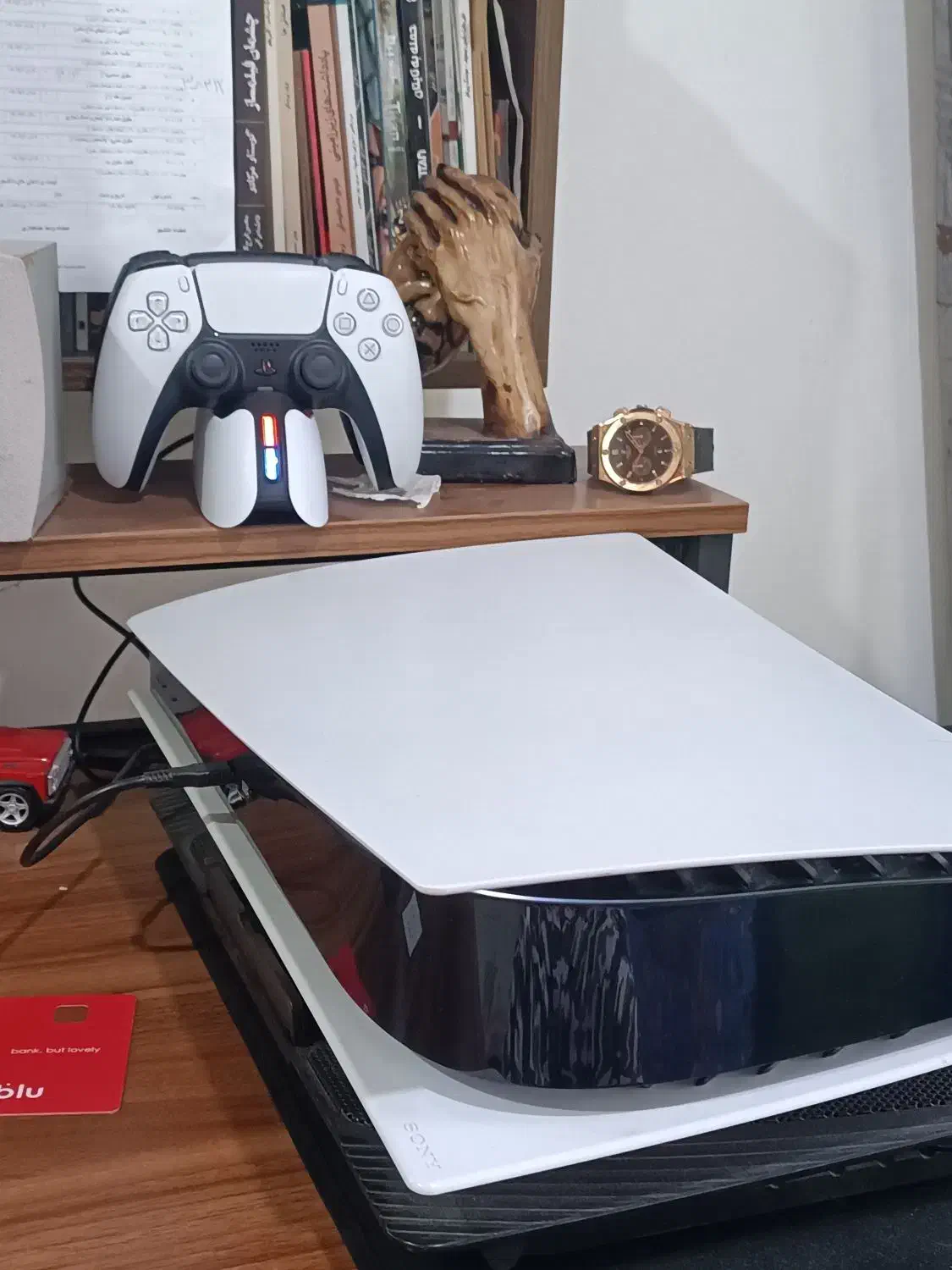 PS5 - پی اس فایو سونی-همراه با دو دسته وشارژر دسته|کنسول، بازی ویدئویی و آنلاین|نور, |دیوار