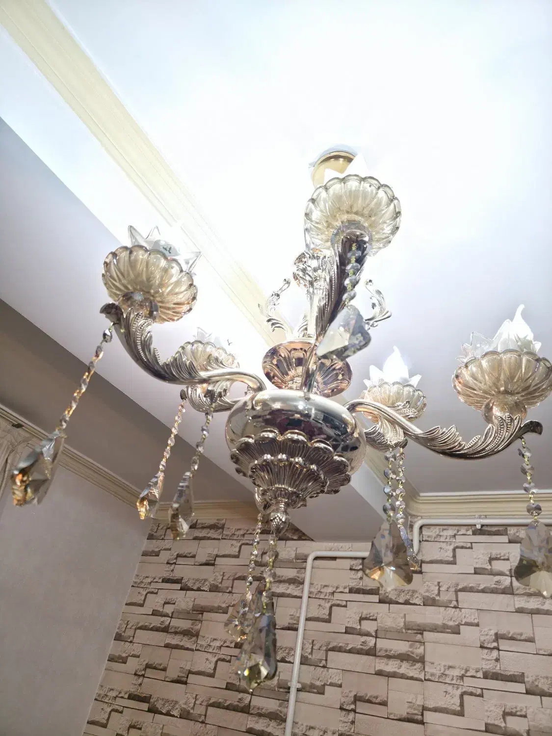 لوستر شیک|لوستر و چراغ آویز|تبریز, |دیوار