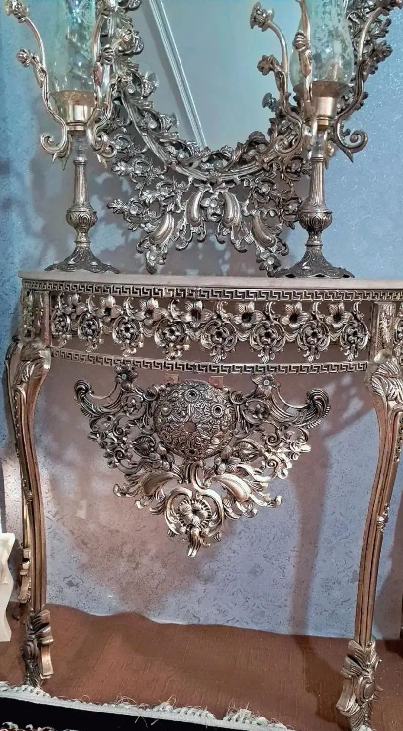 آینه شمدان کنسول|بوفه، ویترین، کنسول|اسلامشهر, شهرک امام حسین (میان آباد)|دیوار