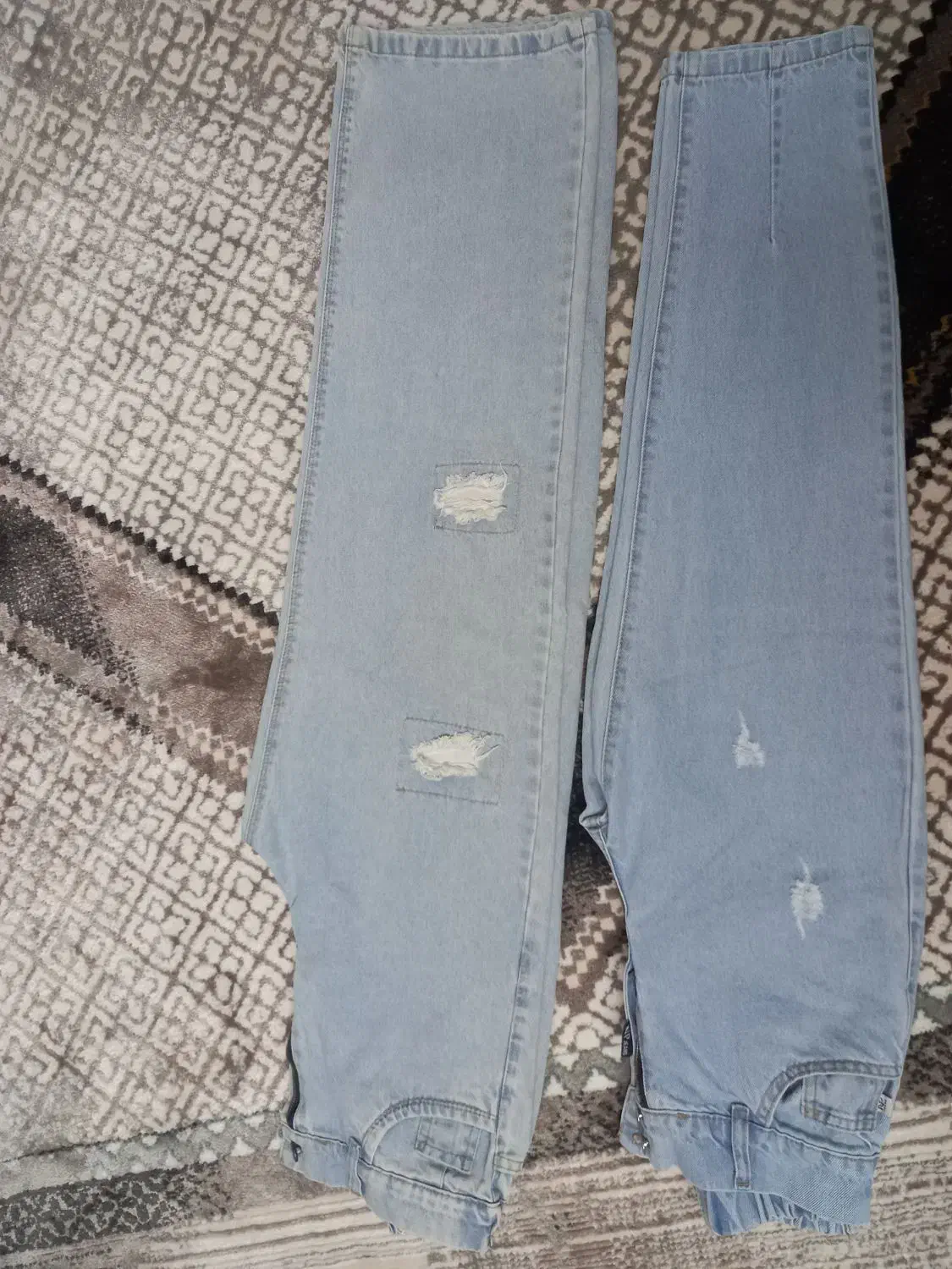 شلوار جین آبی یخی(بگ و مام)|لباس|یزد, |دیوار