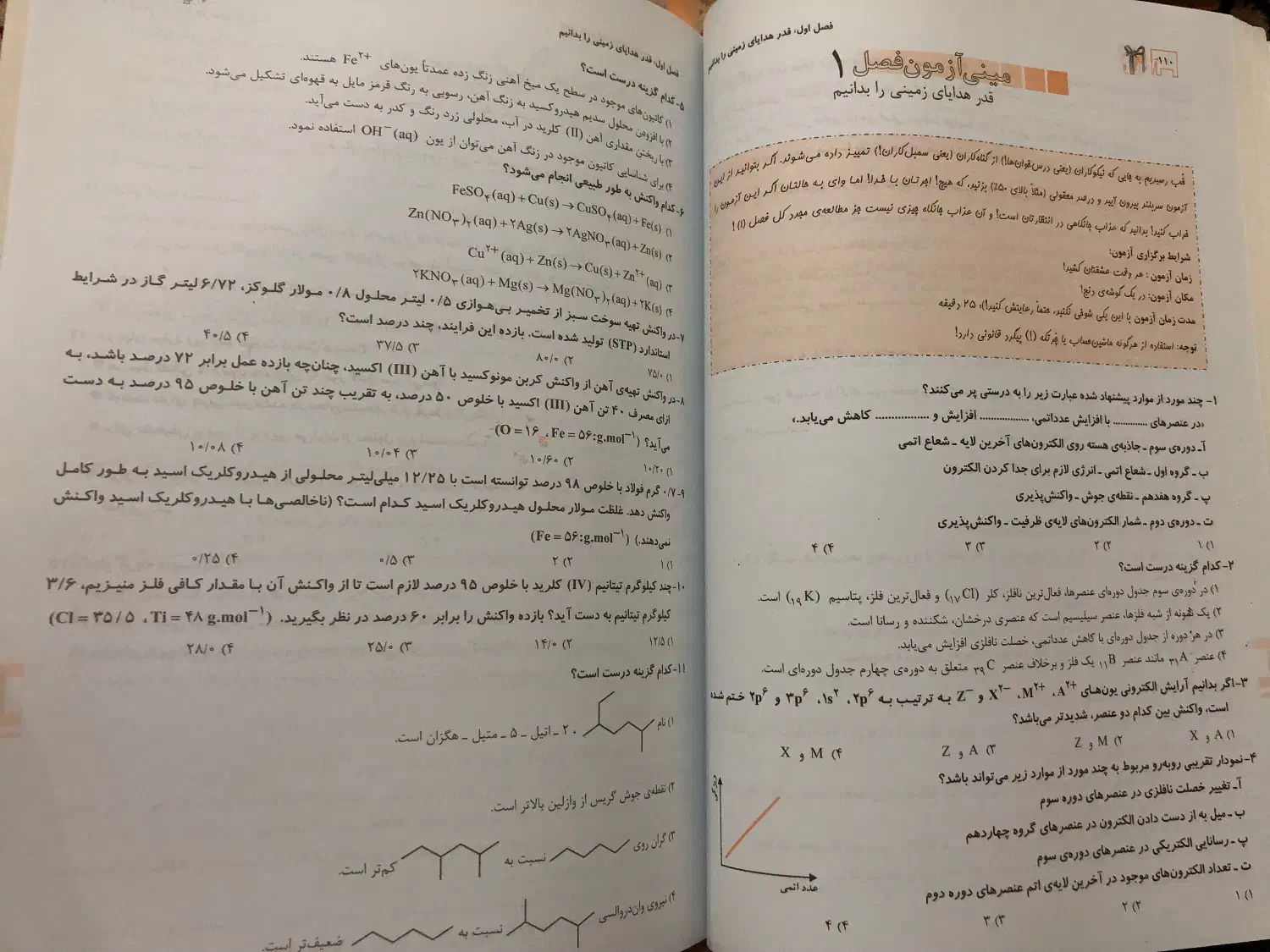 فیل شیمی یازدهم مبتکران|کتاب و مجله آموزشی|بابلسر, |دیوار