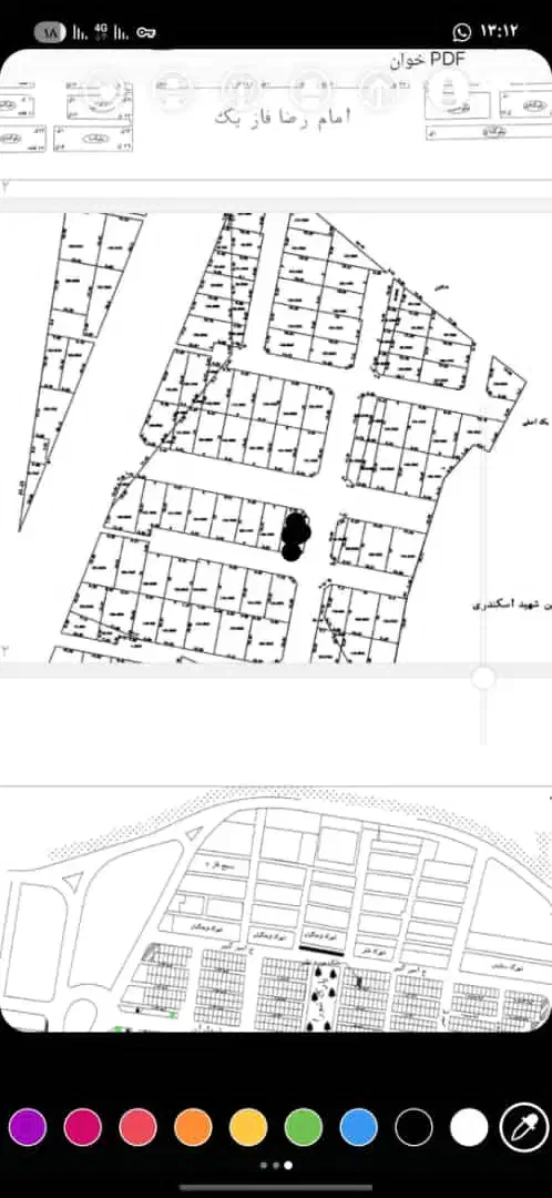 زمین مسکونی شهرک تاکسیرانی|فروش زمین و ملک کلنگی|صحنه, |دیوار