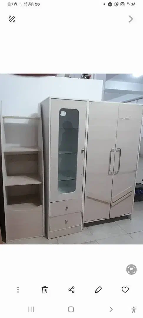 کمد ۳ تکە سالم|جاکفشی، کمد، دراور|بوکان, |دیوار