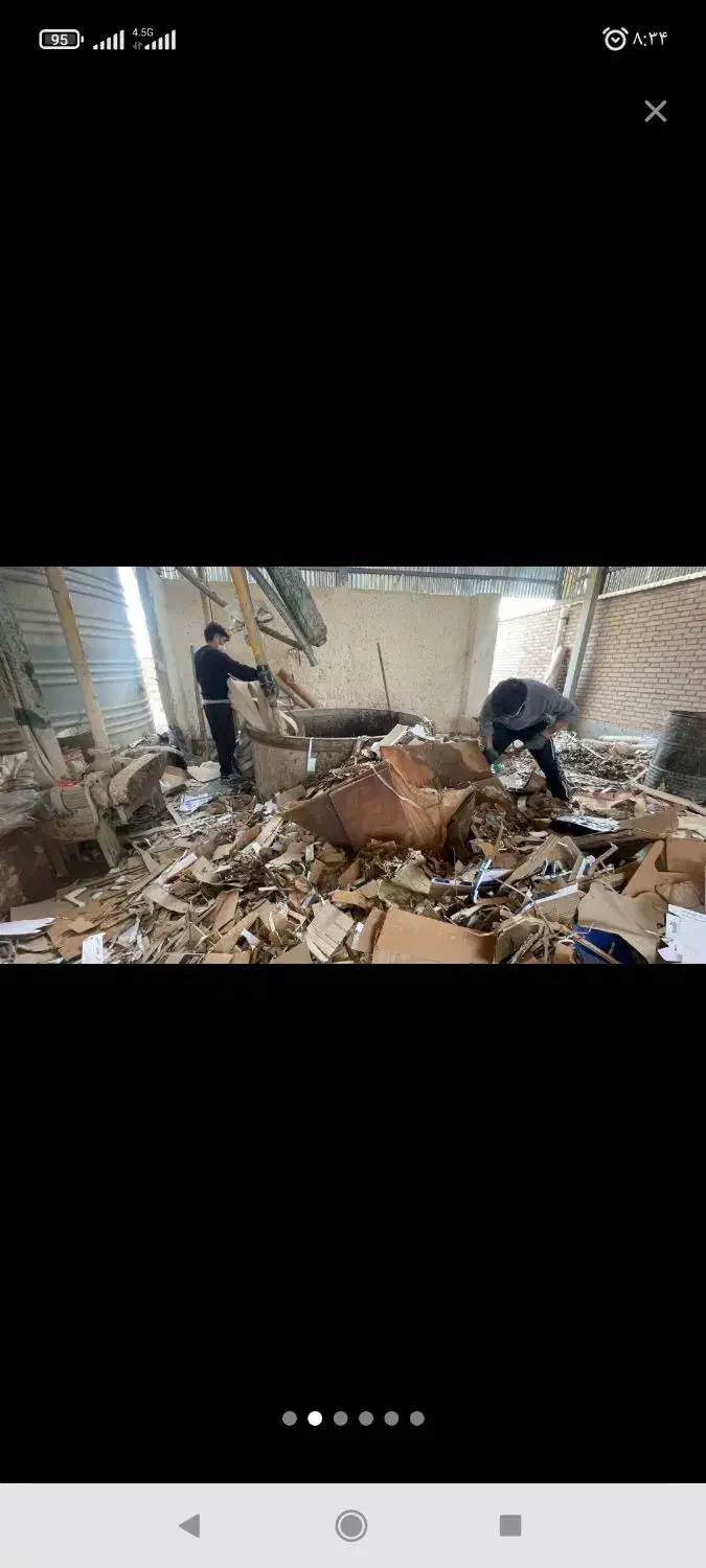 فروش وخریدار ضایعات کارتن|عمده‌فروشی|ورامین, شهرک صنعتی خیرآباد|دیوار