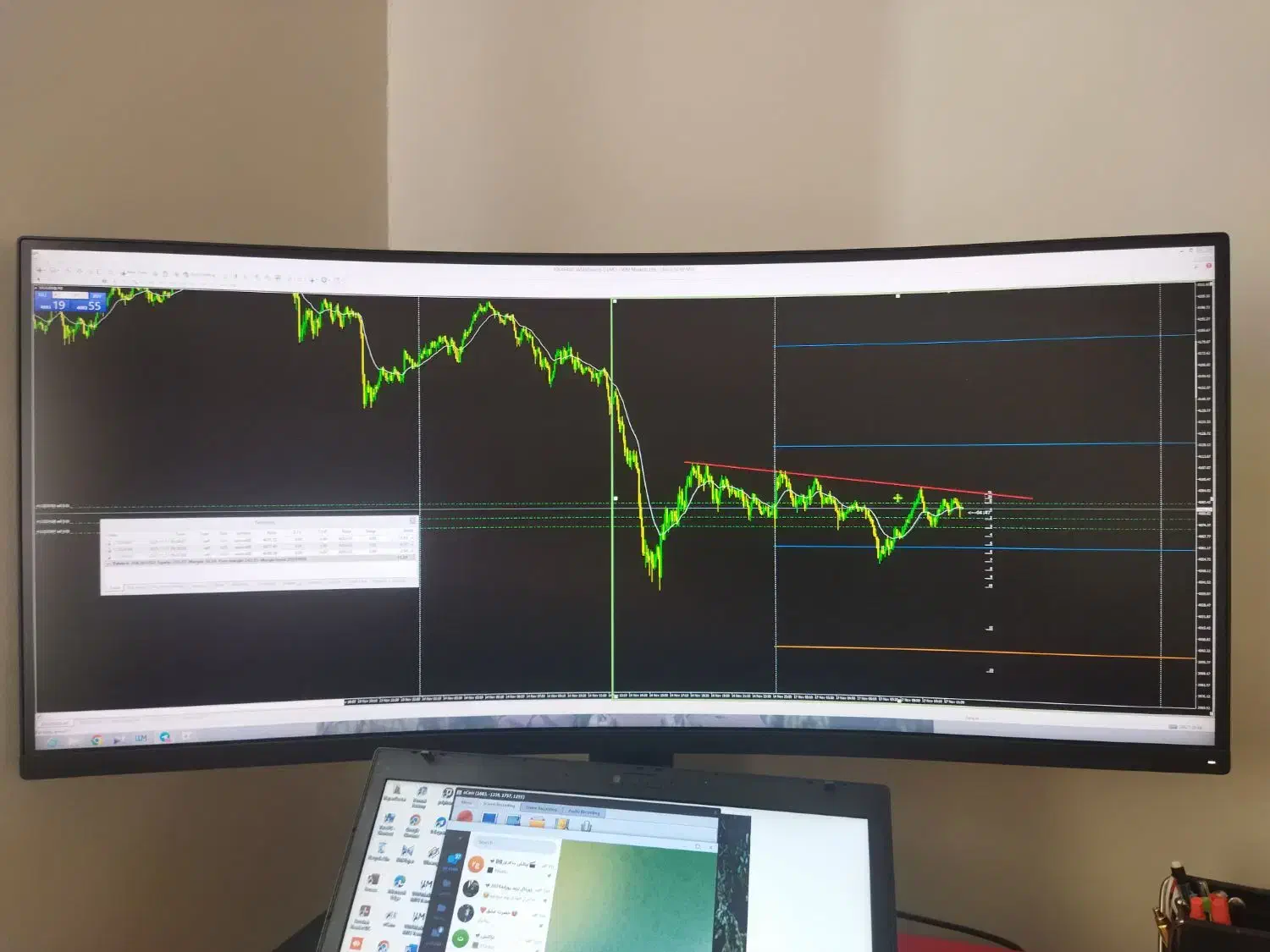 مانیتور شیامی ۳۴ اینج‌|قطعات و لوازم جانبی رایانه|پرند, فاز ۶|دیوار