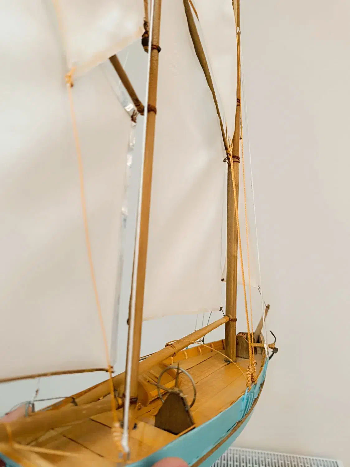 ماکت قایق (کشتی )بادبانی کوچک|کلکسیون و سرگرمی|محمدشهر, ولدآباد|دیوار