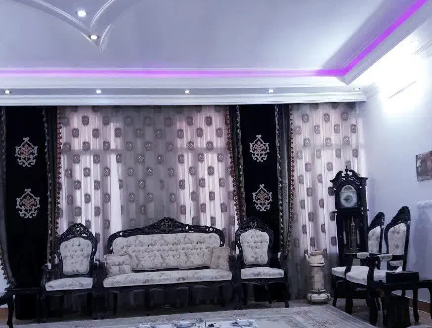 پرده شیشه ای  ترک|پرده، رانر، رومیزی|قم, باجک یک|دیوار