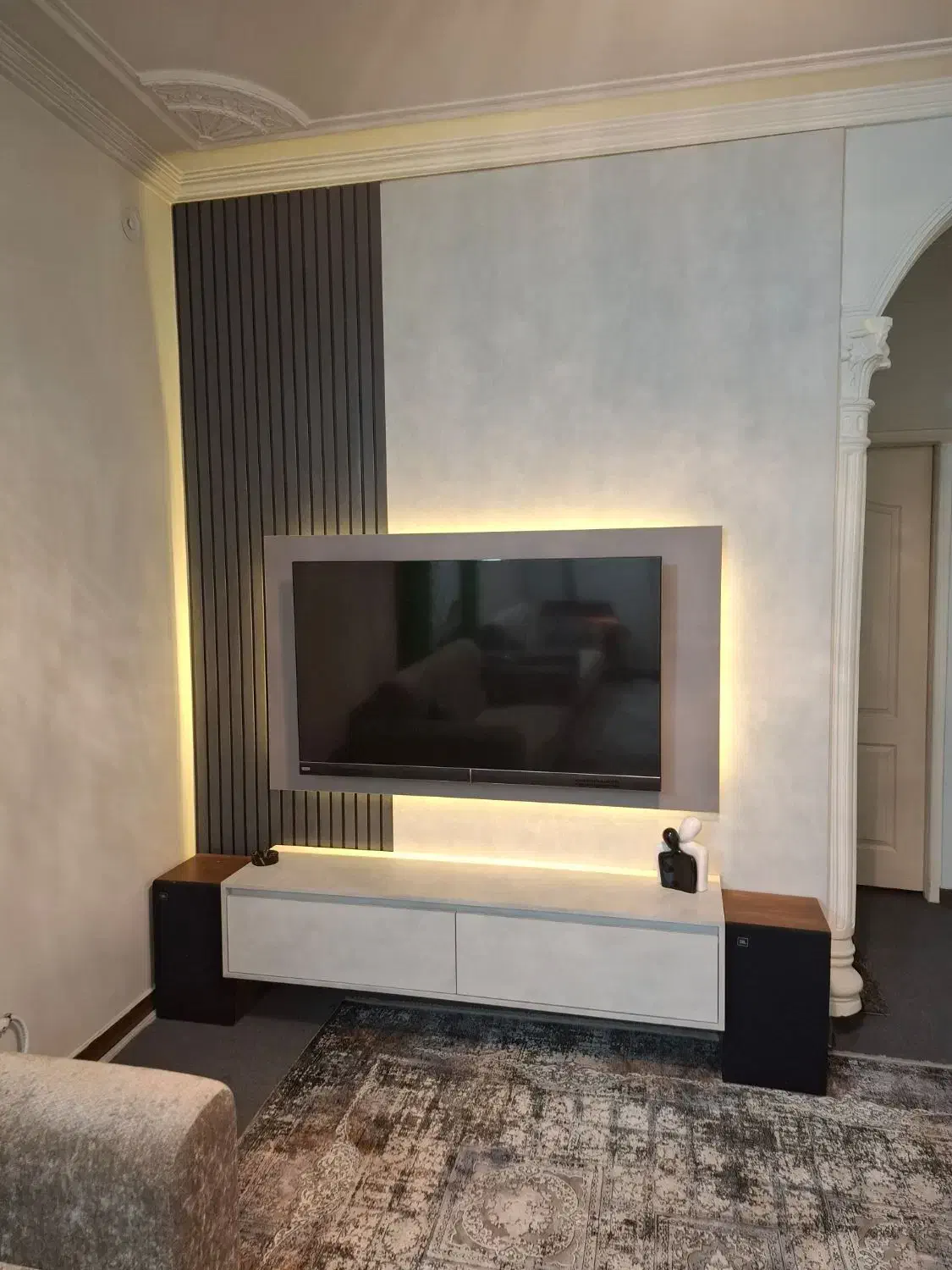 کابینت کمددیواری tv وال|جاکفشی، کمد، دراور|بابل, |دیوار