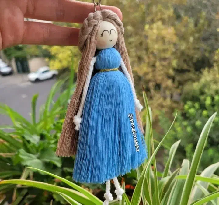 عروسک مکرومه|صنایع دستی و سایر لوازم تزئینی|بروجرد, |دیوار