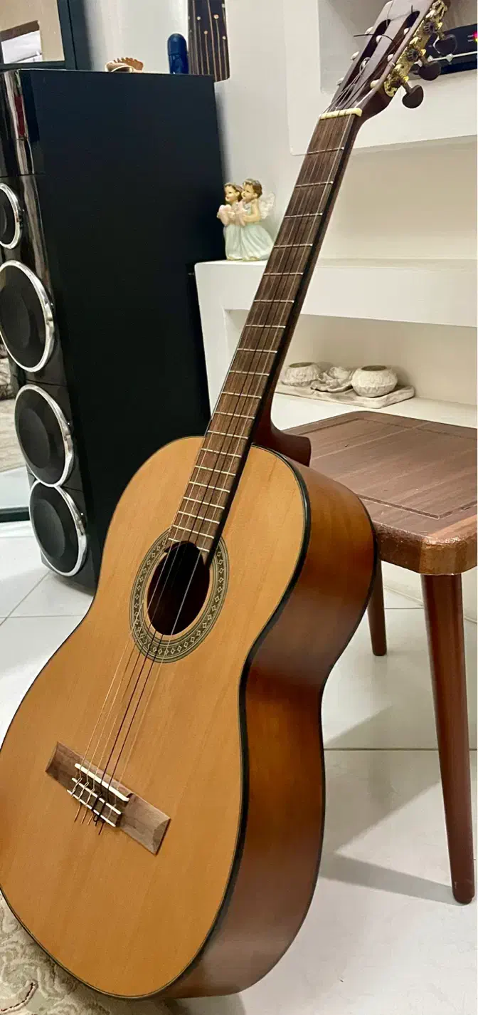 گیتار کلاسیک سانچز GLC110 اندونزی درحد نو|گیتار، بیس، امپلیفایر|گرگان, |دیوار