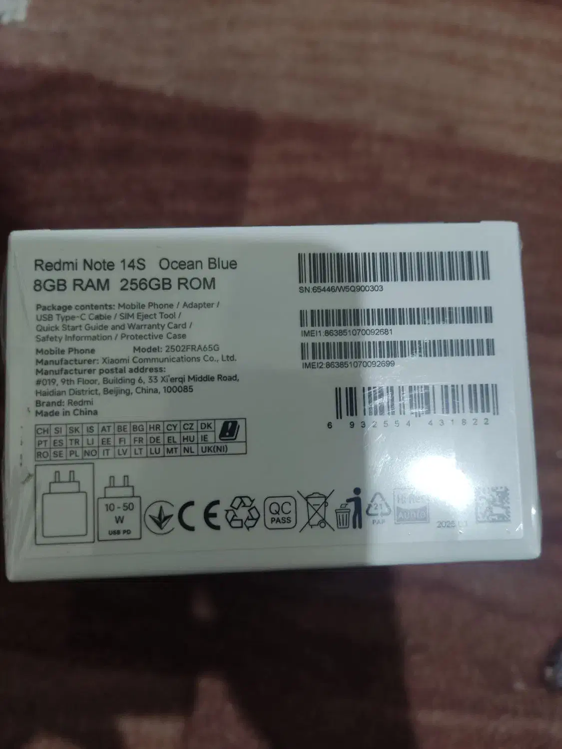 گوشی Redmi Note 14s|موبایل|ری, شهید بهشتی|دیوار