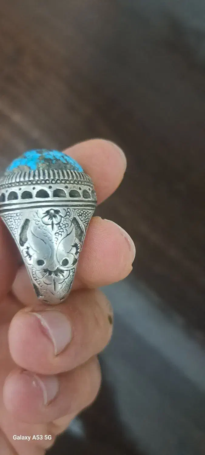 انگشتر نقره فیروزه|بدلیجات|خرم‌آباد, |دیوار