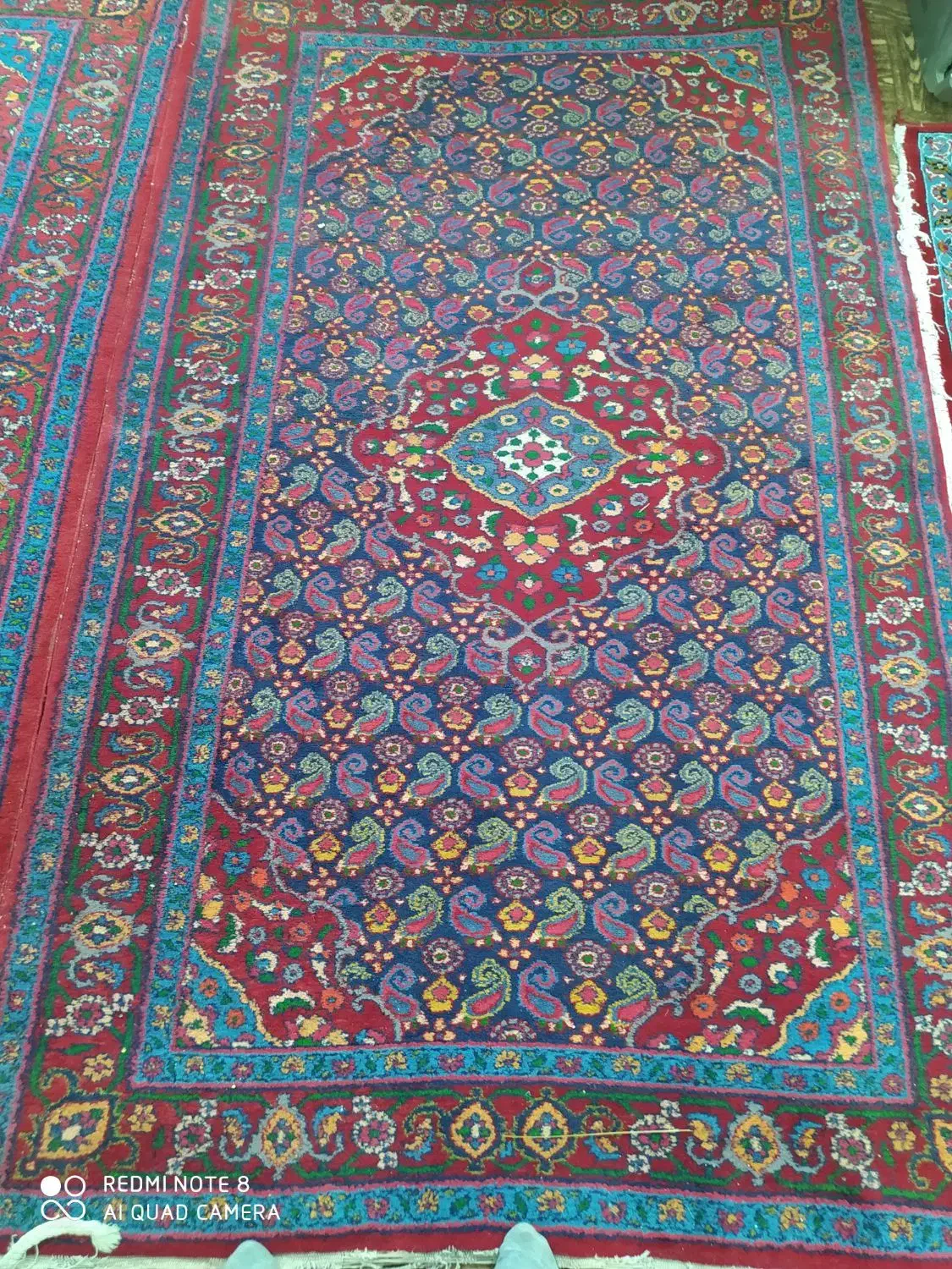 فرش دست بافت روستای میانچال قزوین|فرش|قزوین, |دیوار