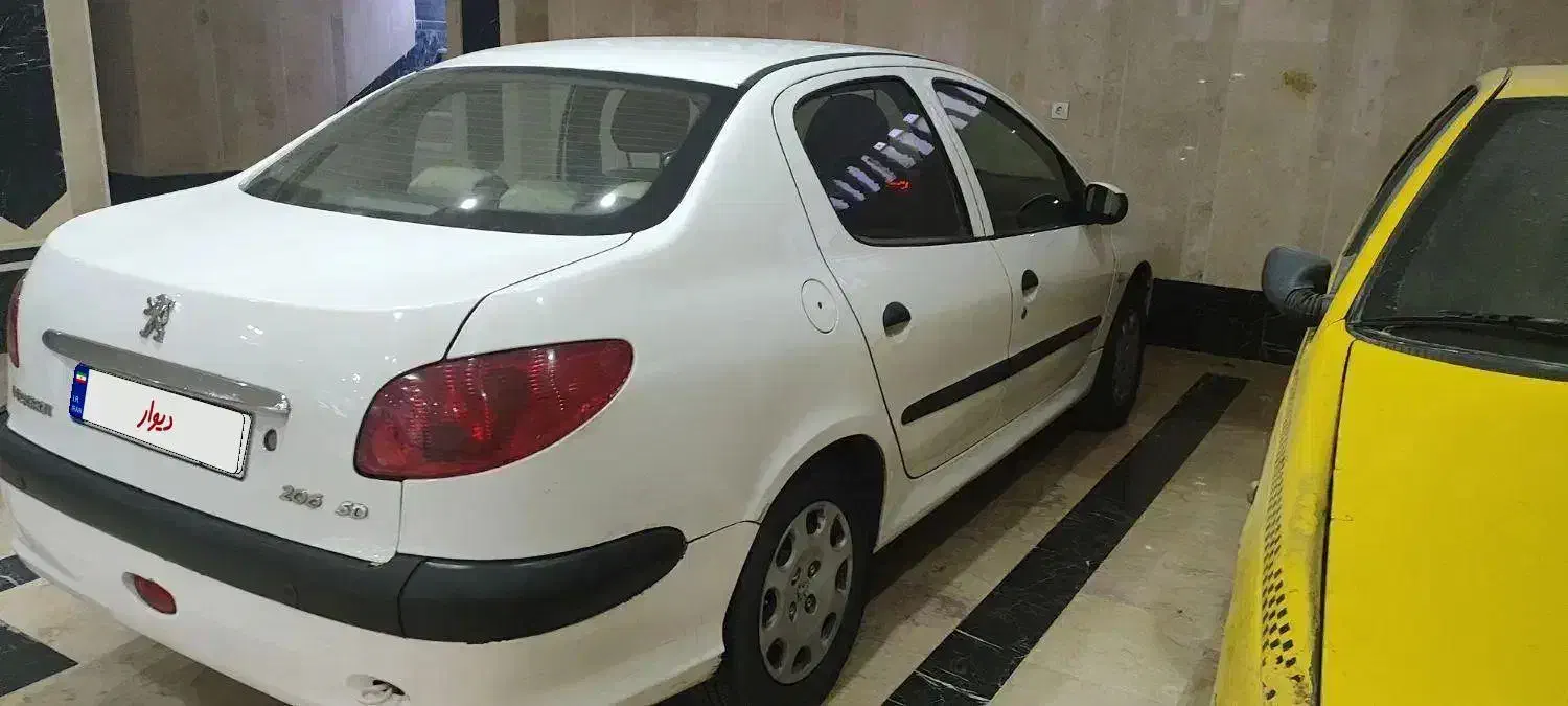 پژو sd۲۰۶مدل ۹۶|خودرو سواری و وانت|پرند, فاز ۱|دیوار