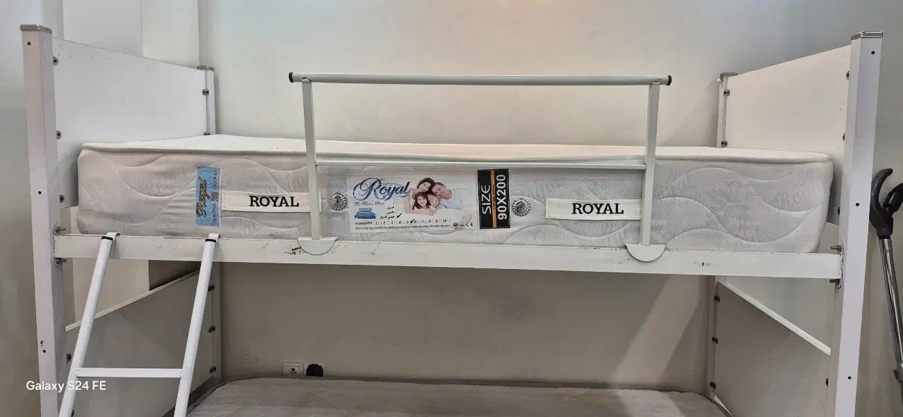 تخت خواب دو طبقه به همراه دو عدد تشک|تخت و سرویس خواب|پردیس, فاز ۸|دیوار