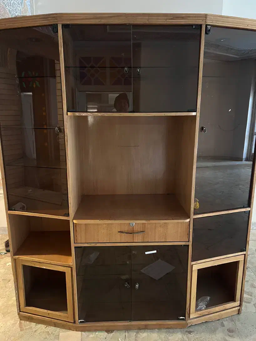 دکور جای استریو و تلویزیون|کتابخانه، شلف، قفسه‌های دیواری|اصفهان, سعادت‌آباد|دیوار