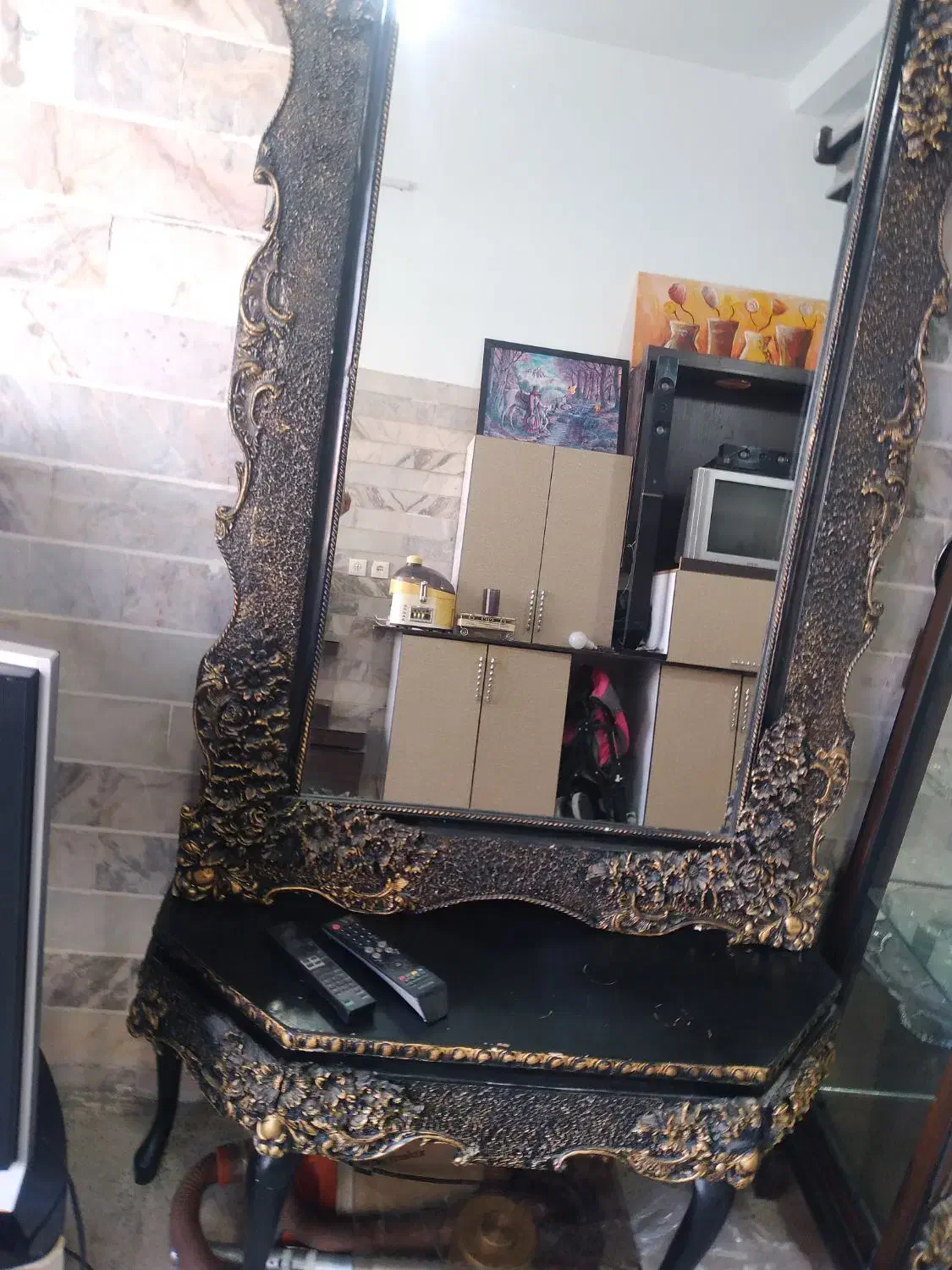 اینه قدی طرح گل|آینه|نظرآباد, نظرآباد|دیوار