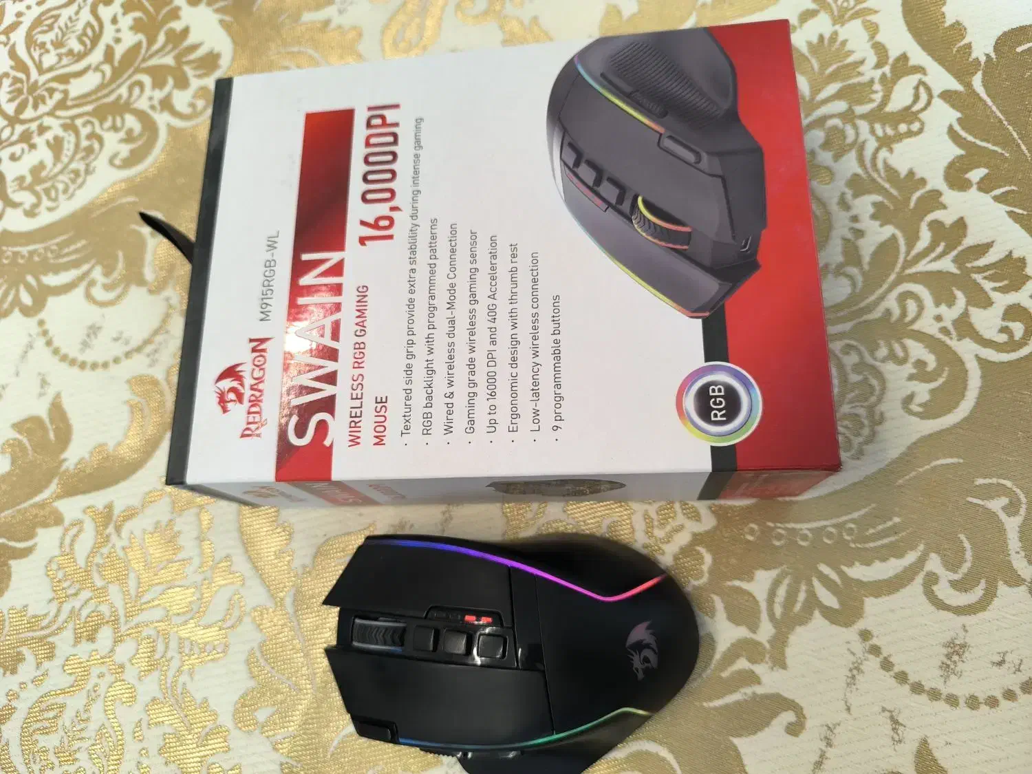 موس بی سیم حرفه ای گیمینگ برند ردراگون.|قطعات و لوازم جانبی رایانه|خمیر, |دیوار