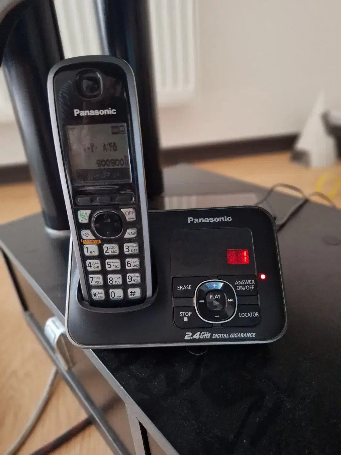 تلفن بیسیم پاناسونیک پیغام گیر در حد نو|تلفن رومیزی|گنبد کاووس, |دیوار