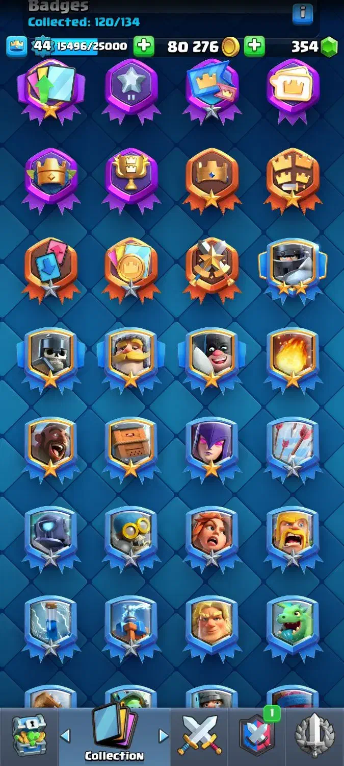 اکانت کلش رویال کاپ بالا ۱۱۰۰۰|کنسول، بازی ویدئویی و آنلاین|اردبیل, |دیوار