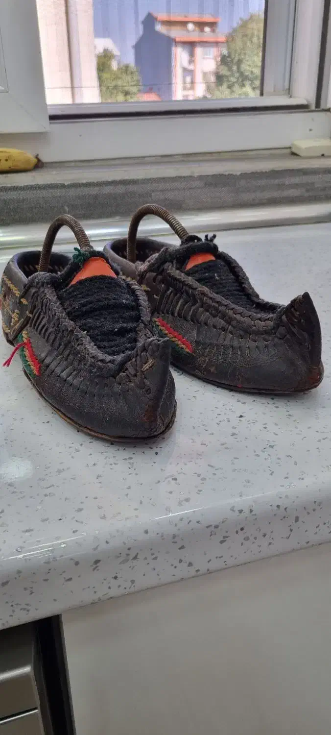 گیوه چرمی اصل ماسوله ۵۰ ساله|کیف، کفش، کمربند|رشت, پل تالشان|دیوار