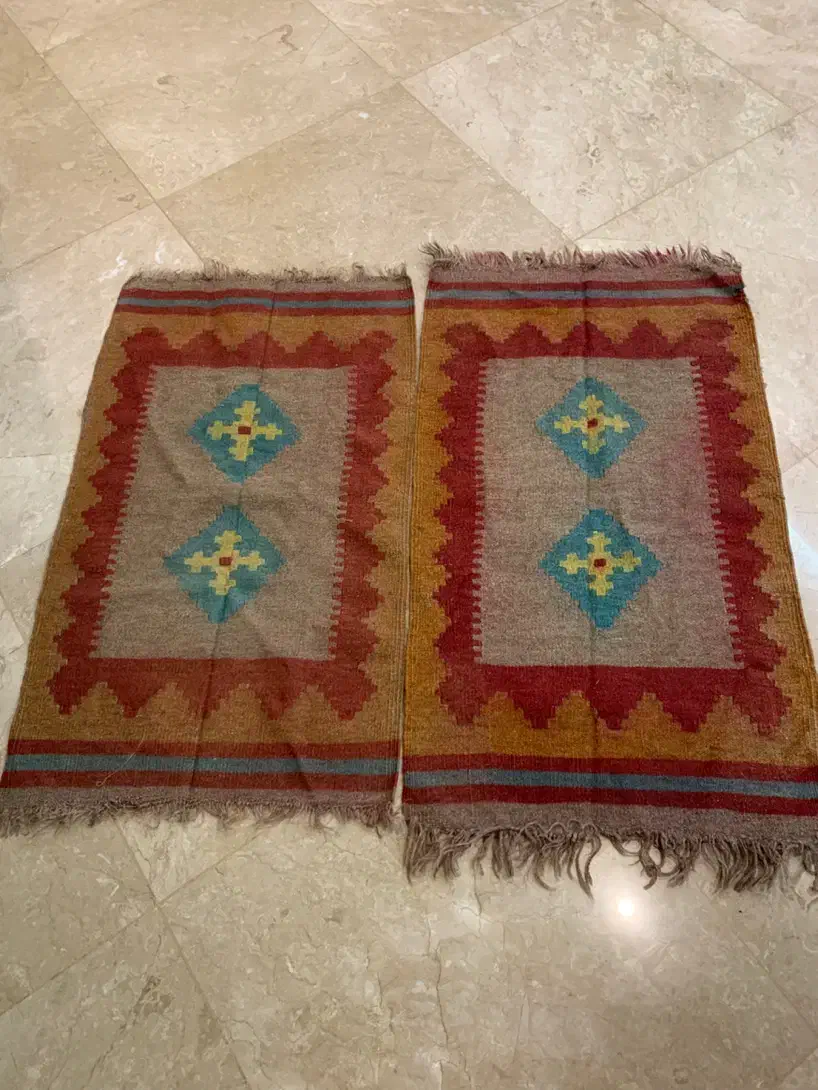 گلیم دست بافت ( جفت )|گلیم، جاجیم، گبه|تهران, میدان ولیعصر|دیوار