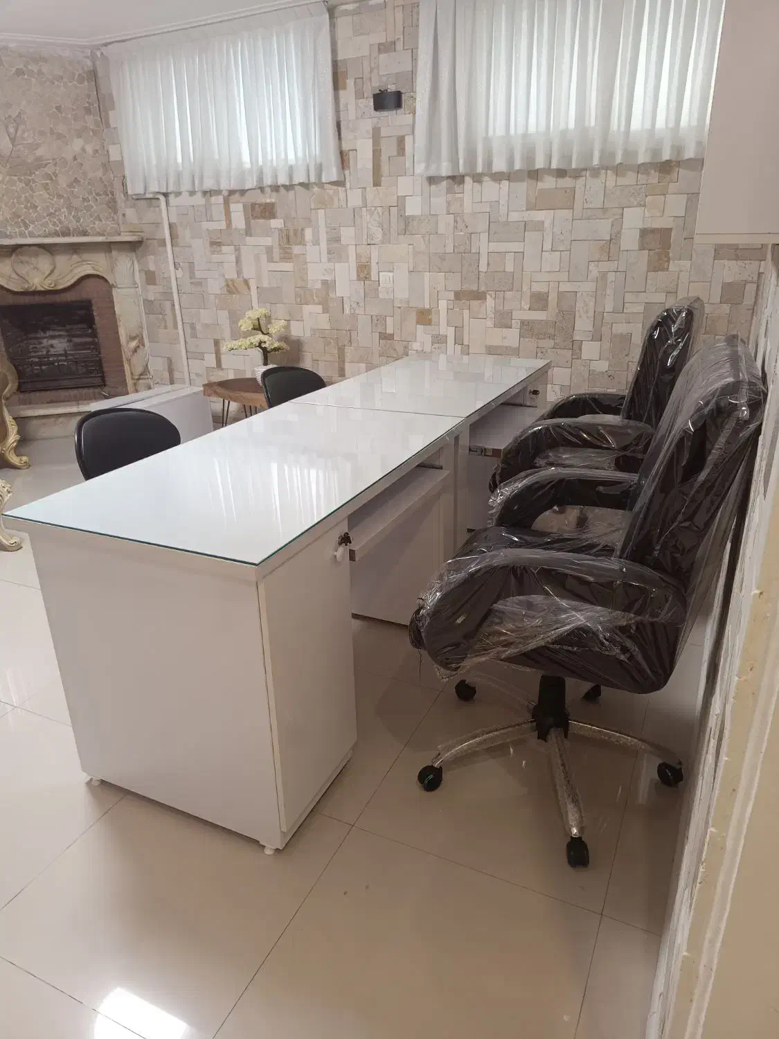 میز کارمندی سفید براق|مبلمان اداری|تهران, سلسبیل شمالی|دیوار