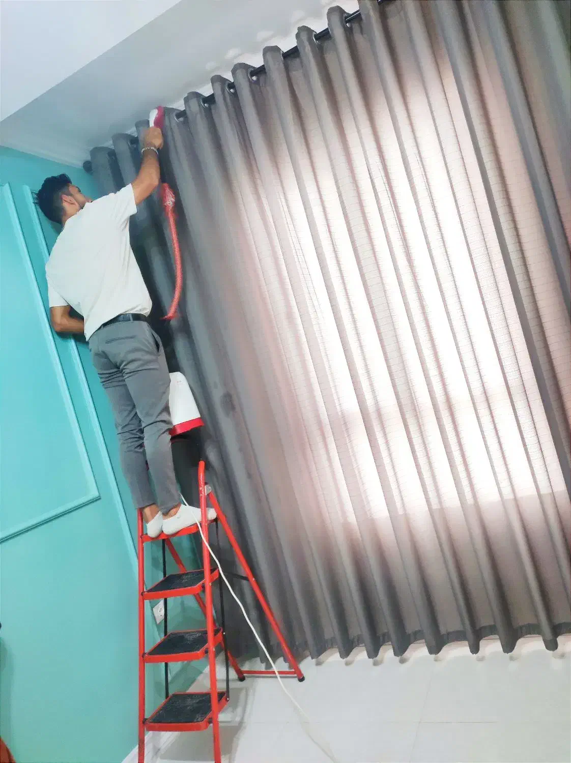 پرده پانچ مناسب سالن و اتاق خواب|پرده، رانر، رومیزی|بندرعباس, |دیوار