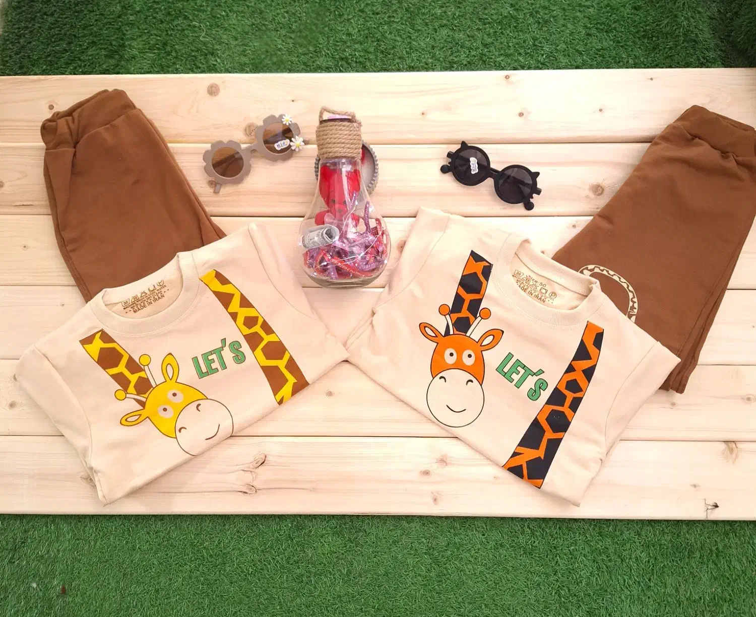 ست پاییزه زرافه|کفش و لباس بچه|قم, زنبیل آباد|دیوار