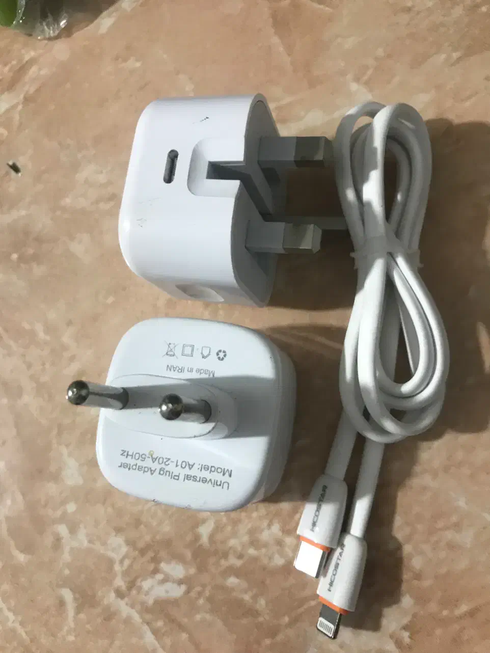 آداپتور با تبدیل وکابل شارژر. آیفون۱۲-۱۳به بالا|لوازم جانبی موبایل و تبلت|رامهرمز, |دیوار