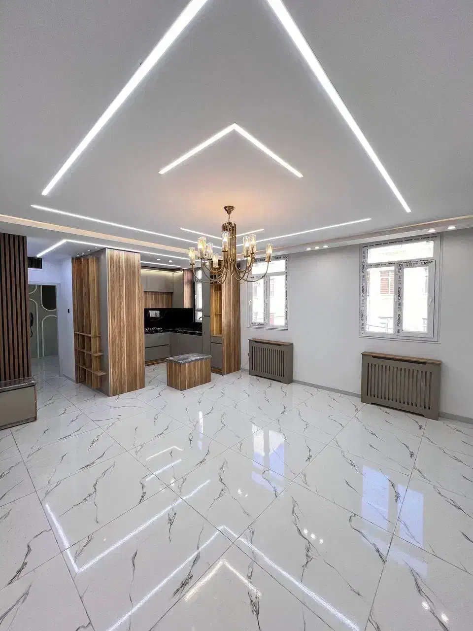 ۵۵متر*سالن پرده خور تالاری*دیزاین مینیمال*قلب شهر|فروش آپارتمان|تهران, سازمان برنامه شمالی|دیوار