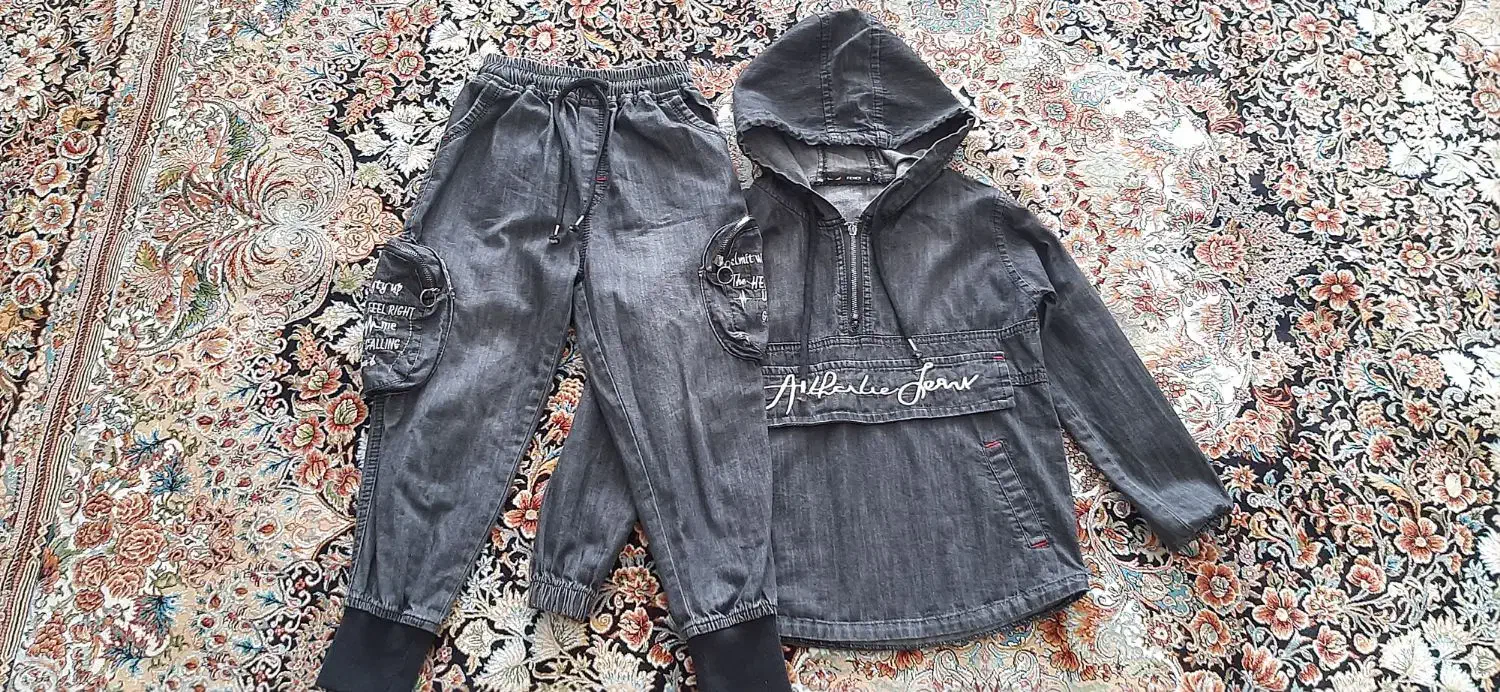 هودی و شلوار لی پسرانه وپیراهن سفید مجلسی|کفش و لباس بچه|ملایر, |دیوار